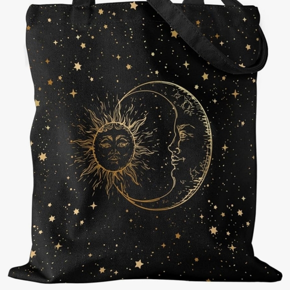 Mysterious Sky Canvas Tote Bag - Picture 1 of 4